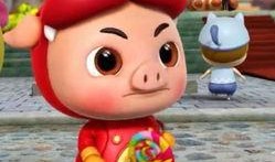 猪猪侠吃瓜头像