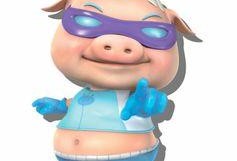 猪猪侠吃瓜头像