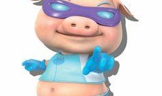 猪猪侠吃瓜头像