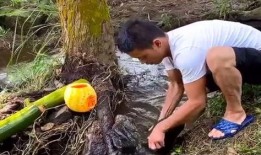 农村小伙免费吃瓜,体验别样丰收喜悦